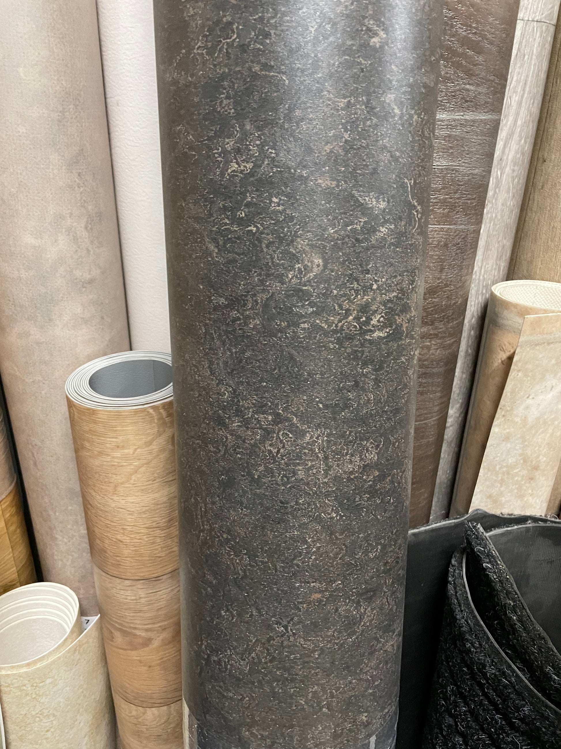 Forbo Marmoleum Antraciet Restpartij | 1,20x1,80mtr - Vinylrestpartij.nl 