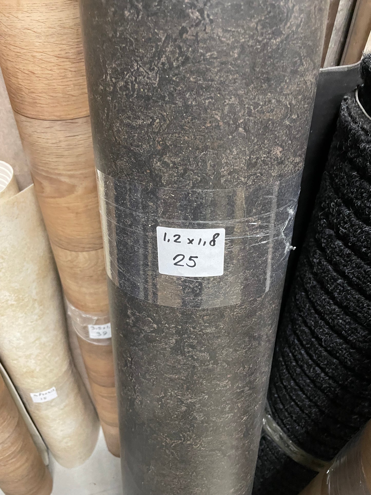 Forbo Marmoleum Antraciet Restpartij | 1,20x1,80mtr - Vinylrestpartij.nl 