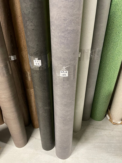Forbo Marmoleum Grijs Beton Restpartij | 2,00x4,80mtr - Vinylrestpartij.nl 