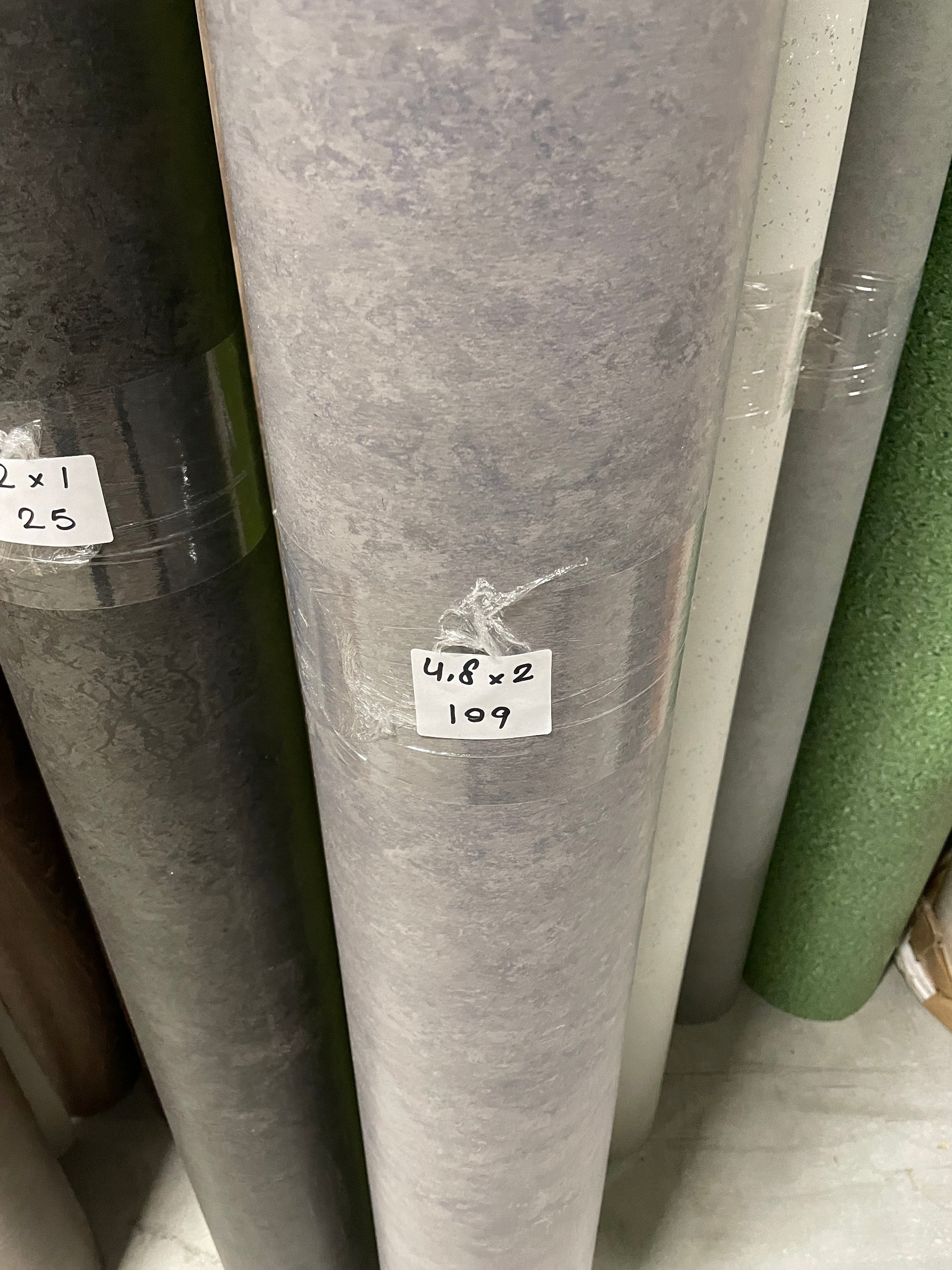 Forbo Marmoleum Grijs Beton Restpartij | 2,00x4,80mtr - Vinylrestpartij.nl 