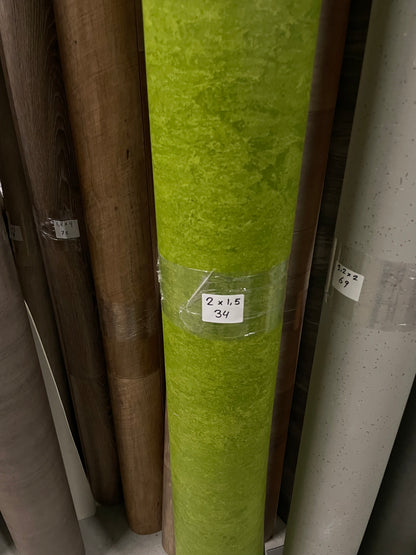Forbo Marmoleum Groen Gemarmerd Restpartij | 1,50x2,00mtr - Vinylrestpartij.nl 