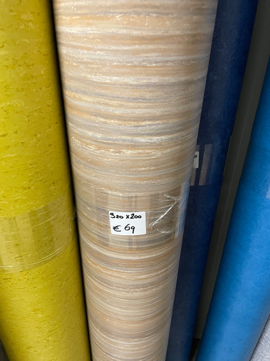Forbo Marmoleum Linear Bruin Restpartij | 3,20x2,00mtr - Vinylrestpartij.nl 