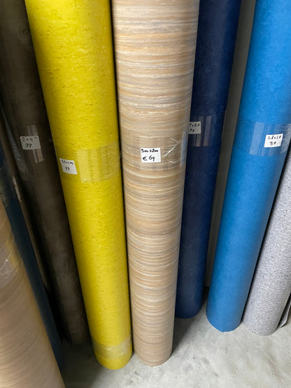 Forbo Marmoleum Linear Bruin Restpartij | 3,20x2,00mtr - Vinylrestpartij.nl 