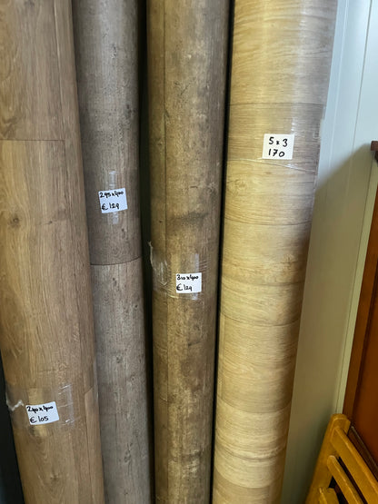 Forbo Novilon Donkerbruin Eiken Vinyl Restpartij | 3,10x4,00mtr - Vinylrestpartij.nl 