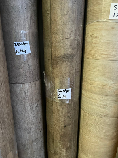 Forbo Novilon Donkerbruin Eiken Vinyl Restpartij | 3,10x4,00mtr - Vinylrestpartij.nl 