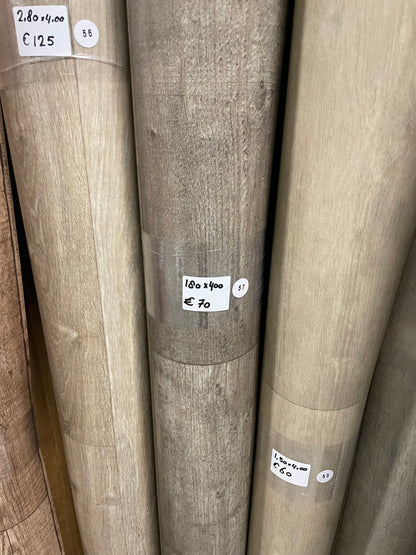 Forbo Novilon Grijsbruin Eiken Project Vinyl Restpartij | 1,80x4,00mtr - Vinylrestpartij.nl 