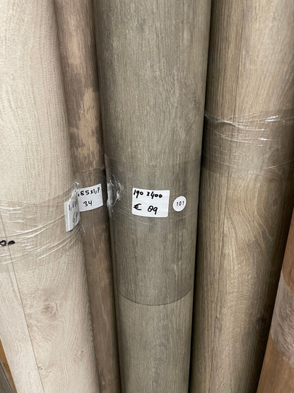 Forbo Novilon Grijsbruin Eiken Vinyl Restpartij | 1,90x4,00mtr - Vinylrestpartij.nl 