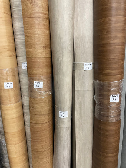 Greige Eiken Vinyl Restpartij | 1,00x2,00mtr - Vinylrestpartij.nl 