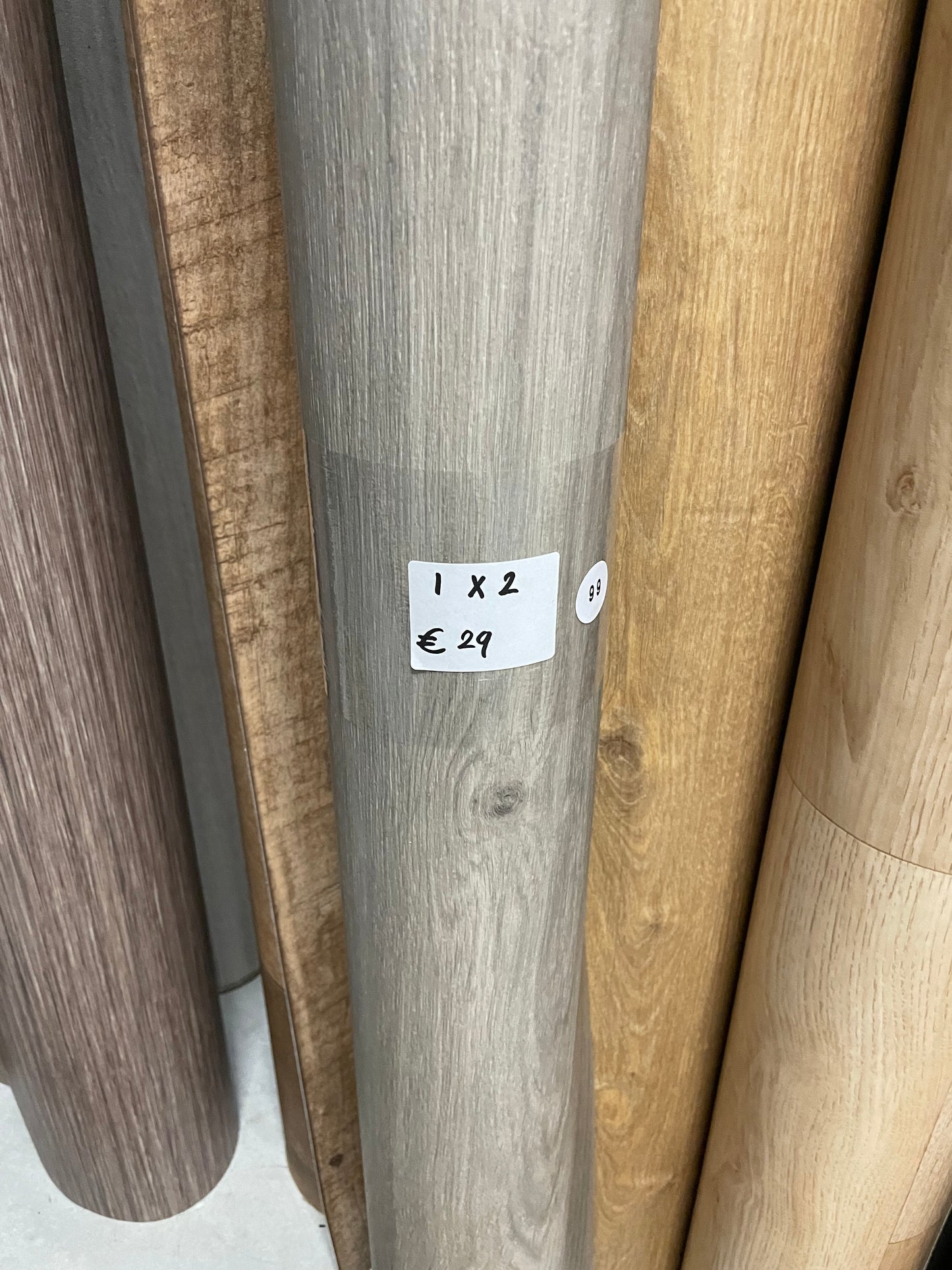 Greige Eiken WC/Toilet Vinyl Restpartij | 1,00x2,00mtr - Vinylrestpartij.nl 