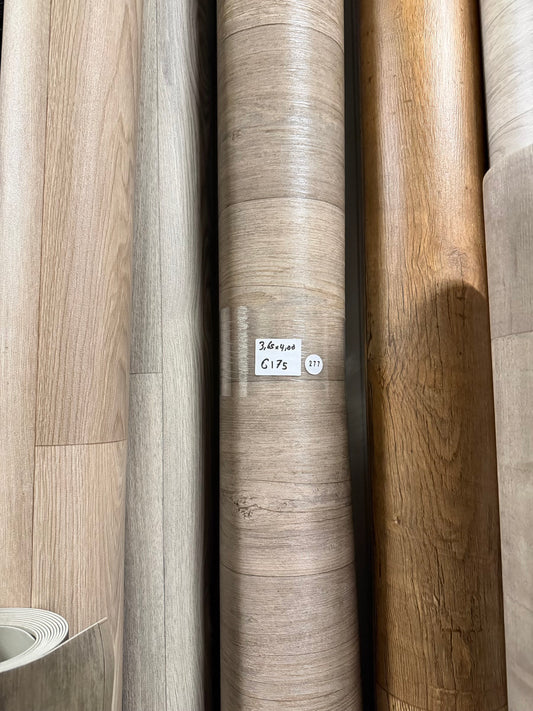Greige Houtlook Vinyl Restpartij | 3,65x4,00mtr (14,6m2)