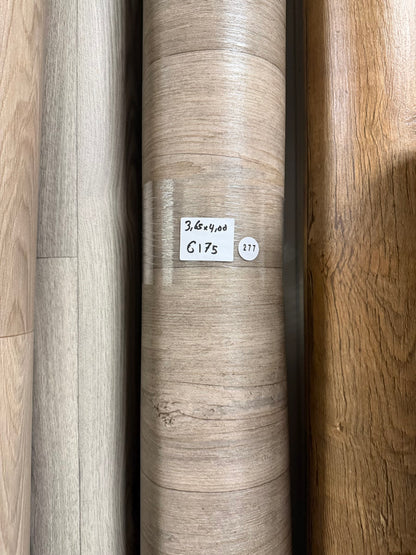 Greige Houtlook Vinyl Restpartij | 3,65x4,00mtr (14,6m2)