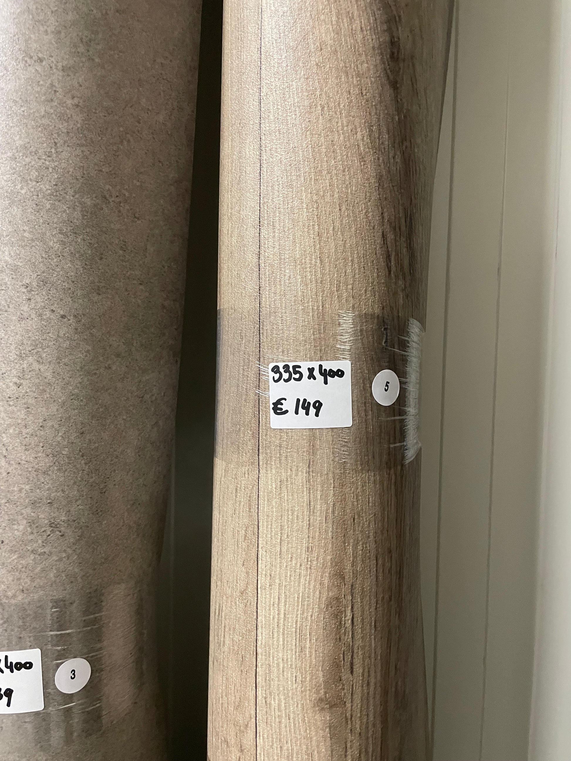 Greige Houtmotief Eiken Vinyl Restpartij | 3,35x4,00mtr - Vinylrestpartij.nl 