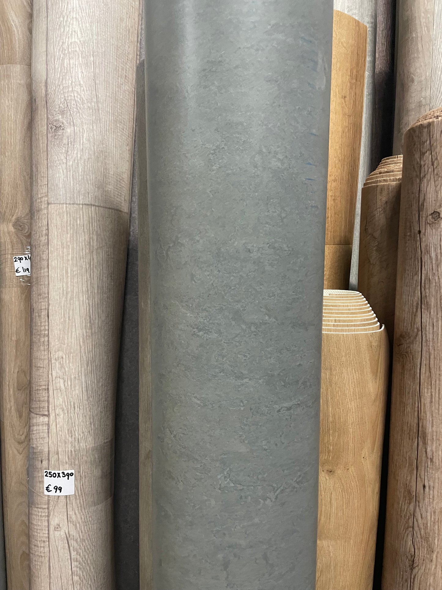 Grijs Betonlook Marmoleum Restpartij | 1,90x2,00mtr - Vinylrestpartij.nl 