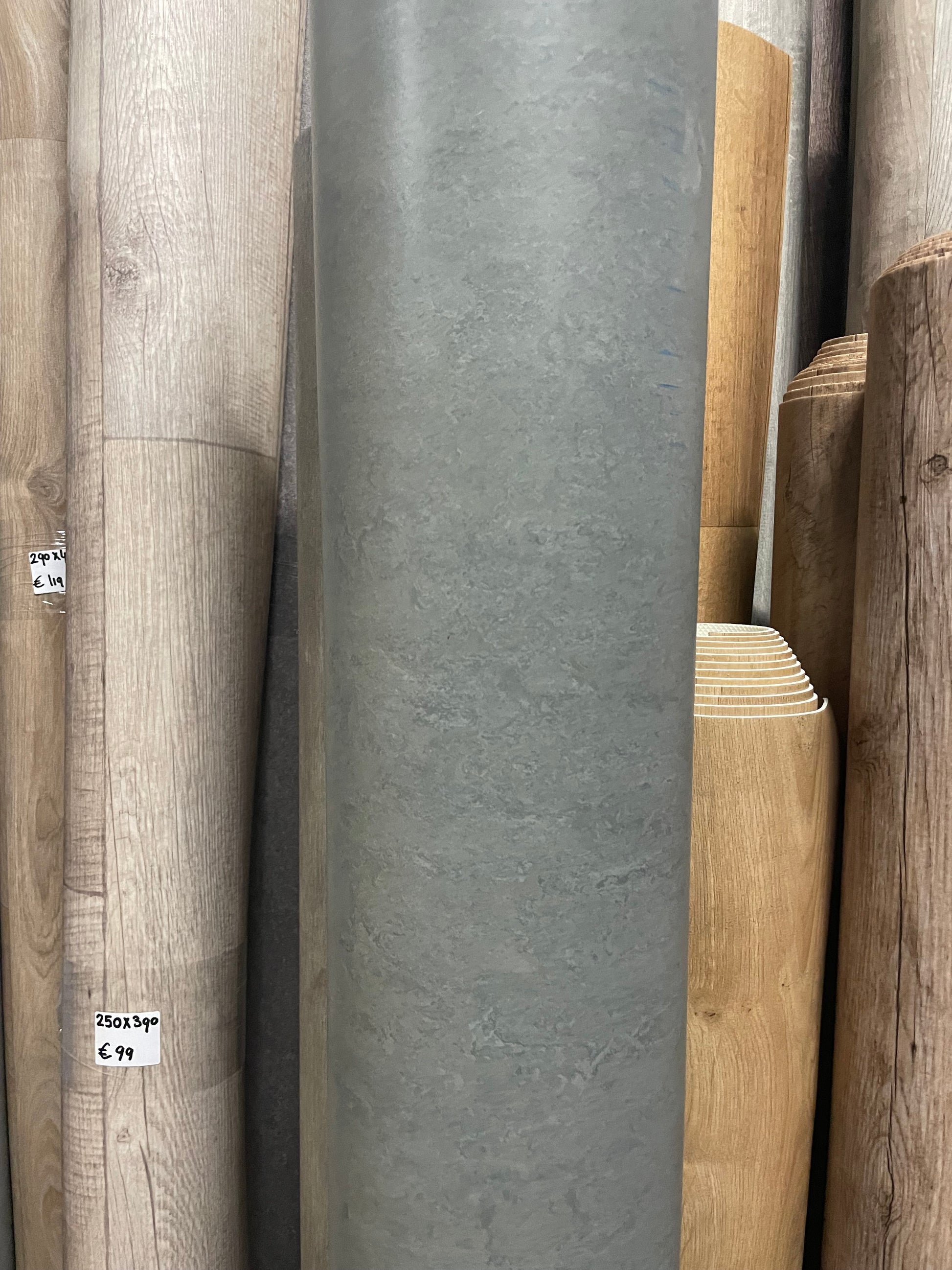 Grijs Betonlook Marmoleum Restpartij | 1,90x2,00mtr - Vinylrestpartij.nl 