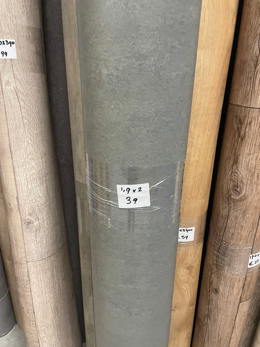 Grijs Betonlook Marmoleum Restpartij | 1,90x2,00mtr - Vinylrestpartij.nl 