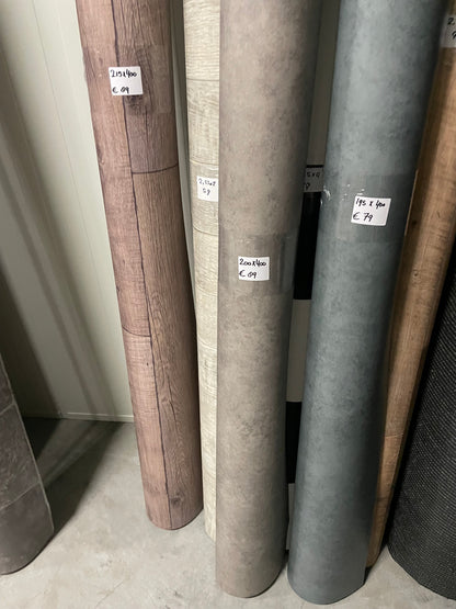 Grijs Betonlook Vinyl Restpartij | 2,00x4,00mtr - Vinylrestpartij.nl 