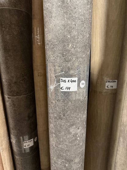 Grijs Gemêleerd Betonlook Vinyl Restpartij |
3,15x4,00mtr