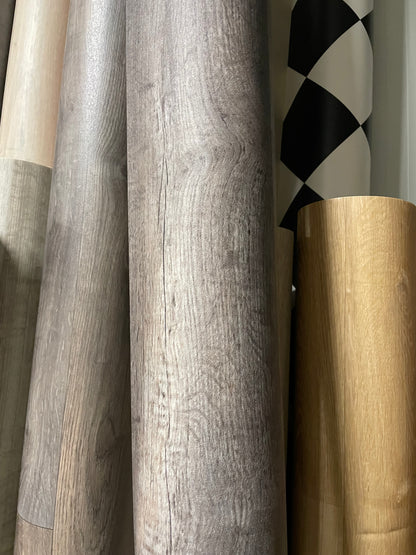 Grijs Noestarm Eiken Vinyl Restpartij | 3,35x4,00mtr - Vinylrestpartij.nl 