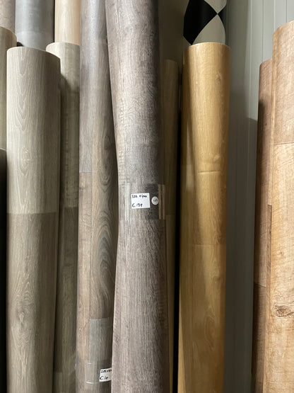 Grijs Noestarm Eiken Vinyl Restpartij | 3,35x4,00mtr - Vinylrestpartij.nl 