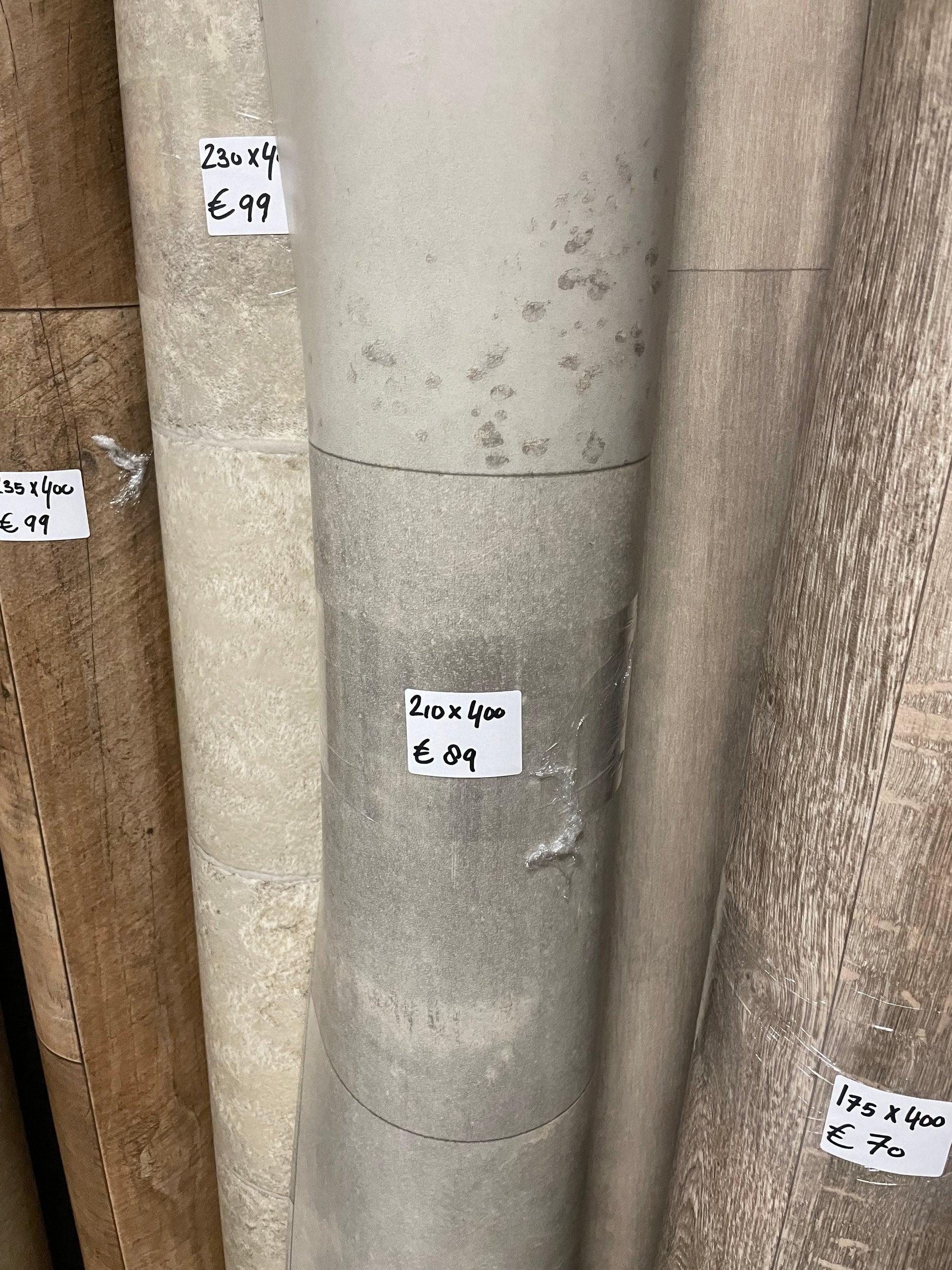 Grijs Tegellook Vinyl Restpartij | 2,10x4,00mtr - Vinylrestpartij.nl 
