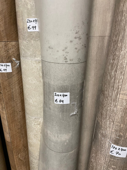 Grijs Tegellook Vinyl Restpartij | 2,10x4,00mtr - Vinylrestpartij.nl 