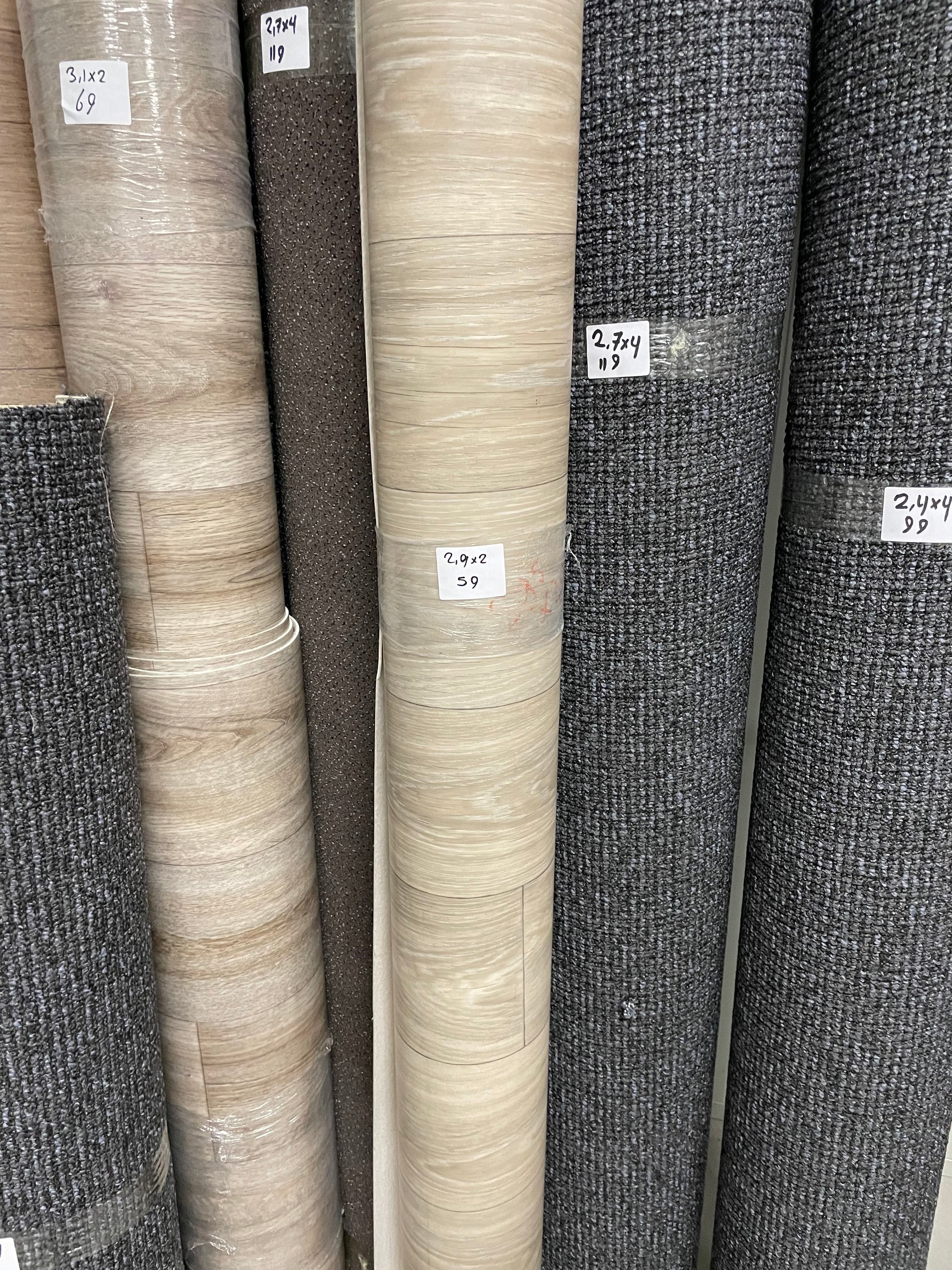 Grijsbruin Eiken Vinyl Restpartij | 2,00x2,90mtr - Vinylrestpartij.nl 