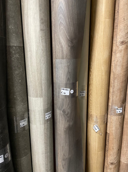 Grijsbruin Landelijk Eiken Vinyl Restpartij | 2,95x4,00mtr - Vinylrestpartij.nl 