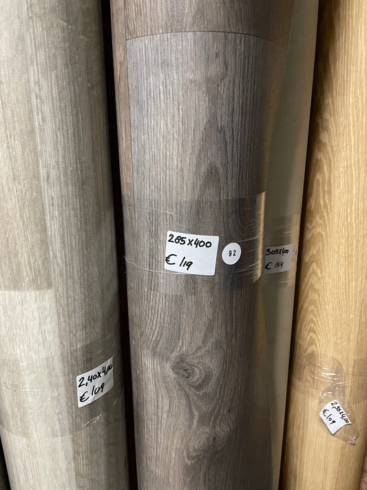 Grijsbruin Landelijk Eiken Vinyl Restpartij | 2,95x4,00mtr - Vinylrestpartij.nl 