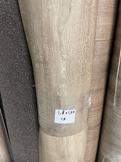 Grijsbruin Rustiek Eiken Vinyl Restpartij | 1,25x1,80mtr - Vinylrestpartij.nl 