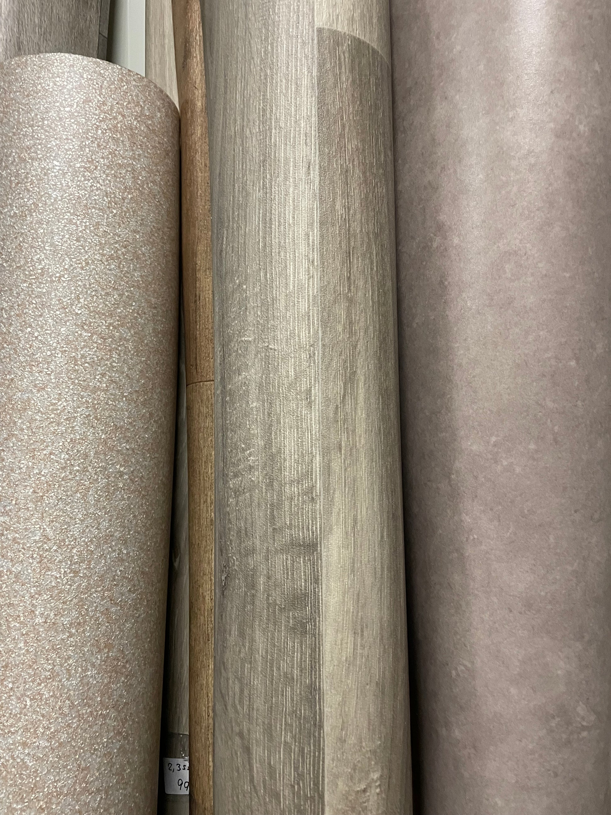 Grijsbruin Vinyl Restpartij | 2,25x4,00mtr - Vinylrestpartij.nl 