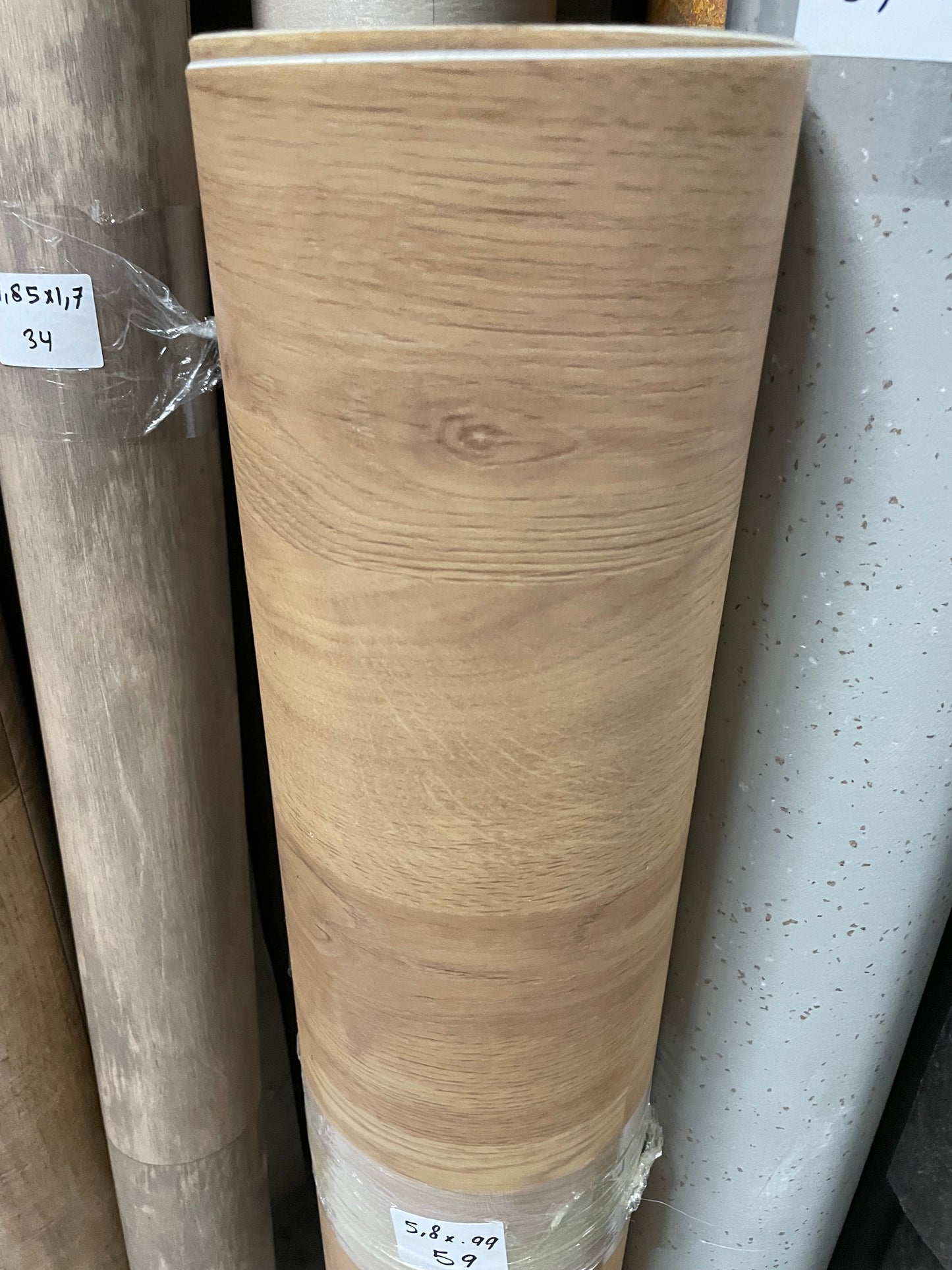 Honing Eiken Project Vinyl Restpartij | 0,99x5,80mtr - Vinylrestpartij.nl 
