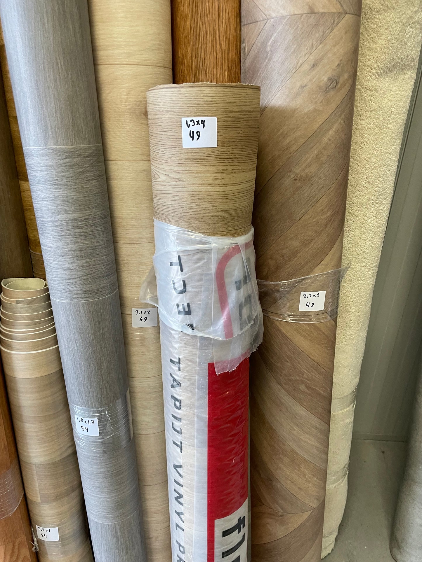 Interfloor Restant Bruin Eiken Vinyl Restpartij | 1,30x4,00mtr - Vinylrestpartij.nl 
