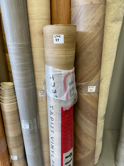 Interfloor Restant Bruin Eiken Vinyl Restpartij | 1,30x4,00mtr - Vinylrestpartij.nl 