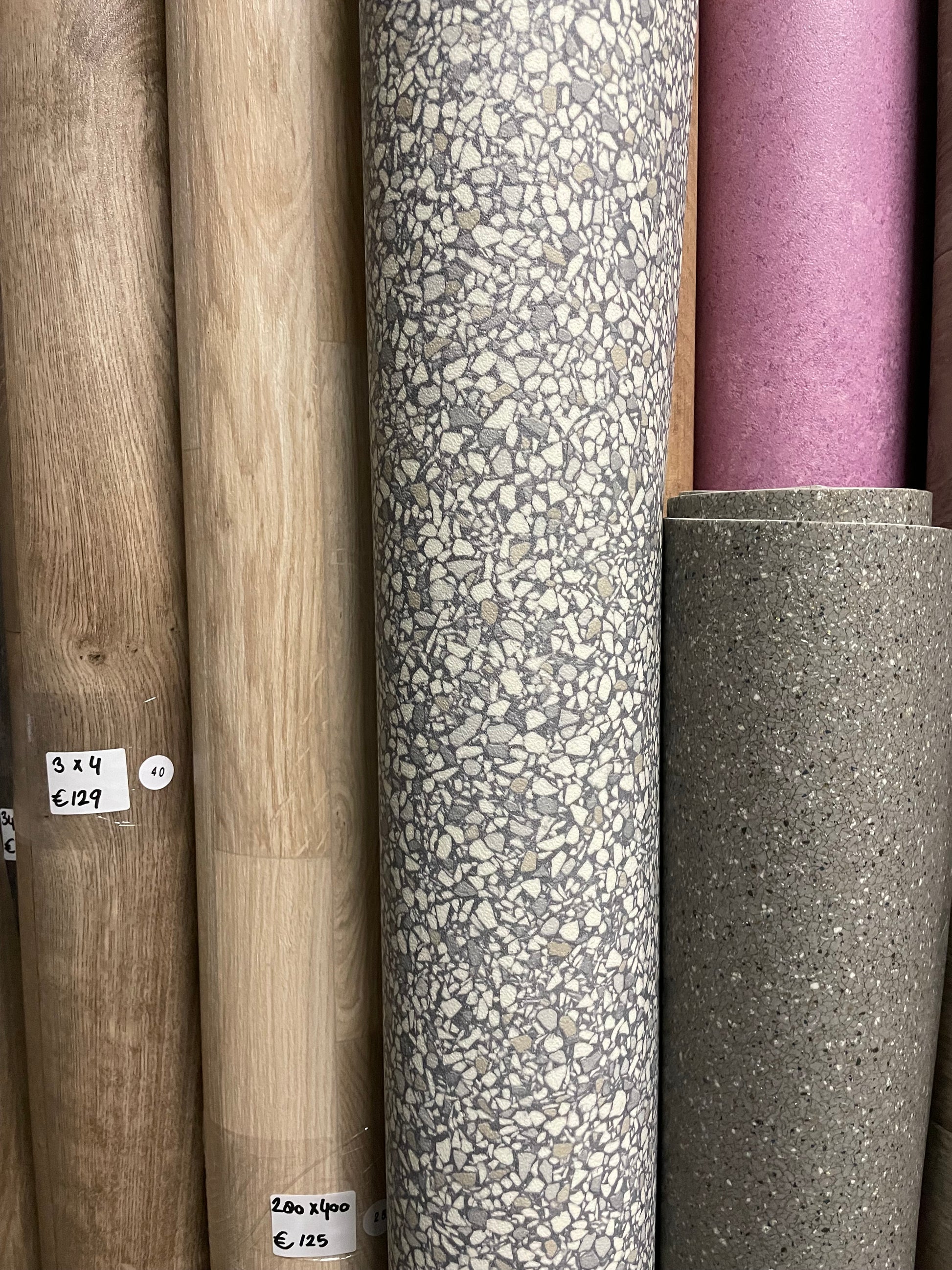 Kiezelsteen Grijs Vinyl Restpartij | 2,10x3,95mtr - Vinylrestpartij.nl 