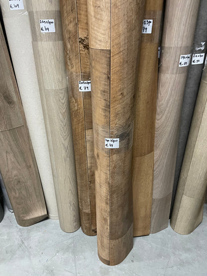 Klassiek Eiken Vinyl Restpartij | 1,40x4,00mtr - Vinylrestpartij.nl 
