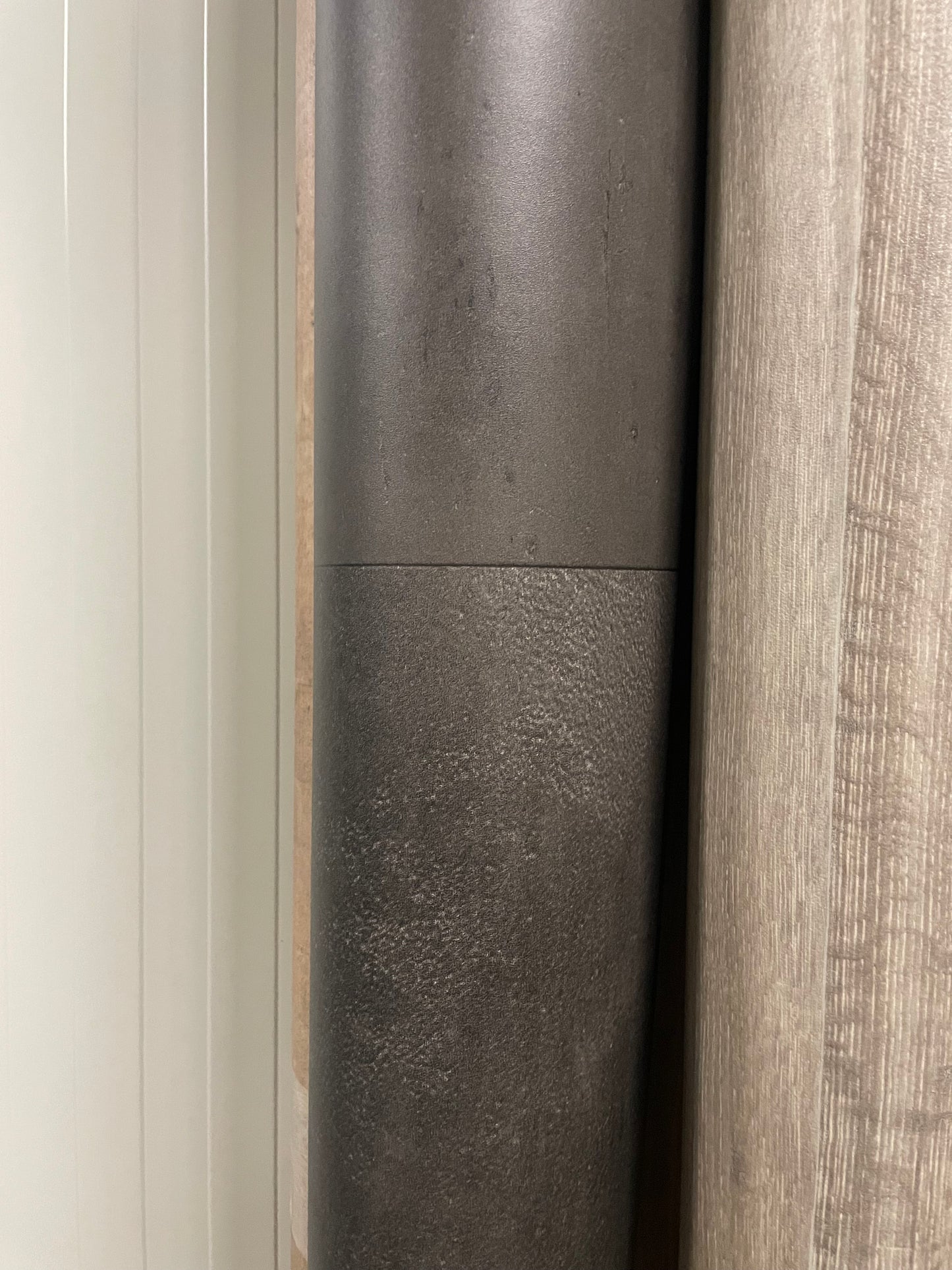 Leisteen Zwart Vinyl Restpartij | 2,35x4,00mtr - Vinylrestpartij.nl 