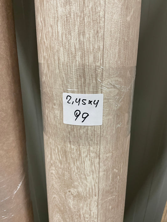 Licht Beige Eiken Vinyl Restpartij | 2,45x4,00mtr - Vinylrestpartij.nl 