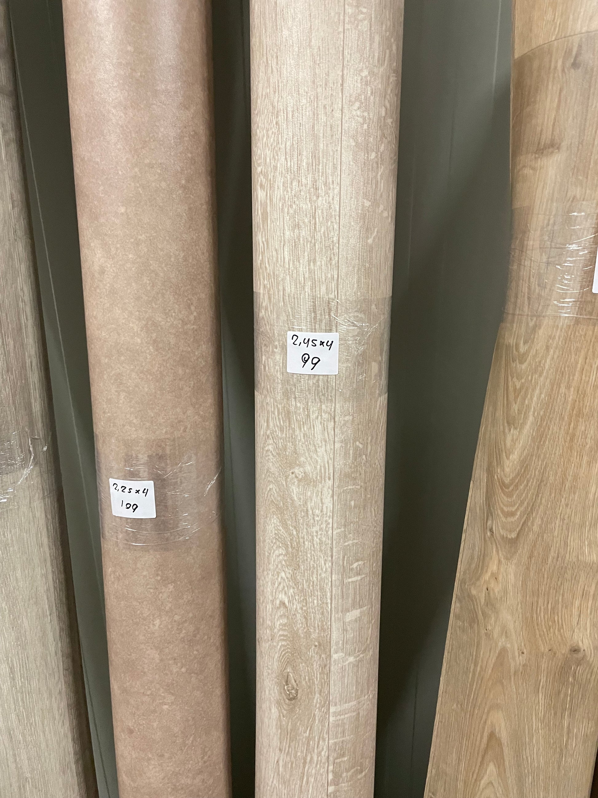 Licht Beige Eiken Vinyl Restpartij | 2,45x4,00mtr - Vinylrestpartij.nl 