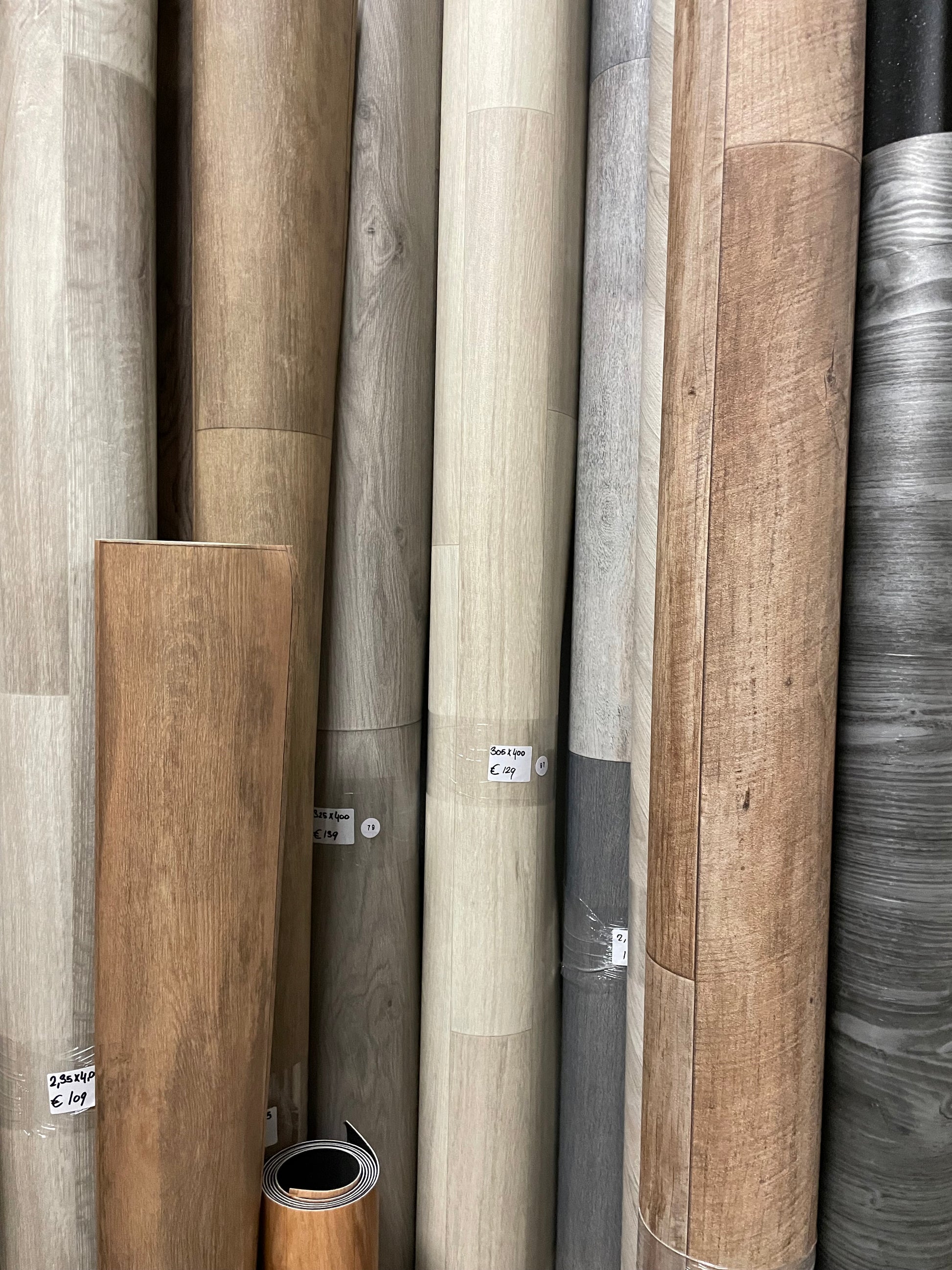 Licht Beige Eiken Vinyl Restpartij | 3,05x4,00mtr - Vinylrestpartij.nl 