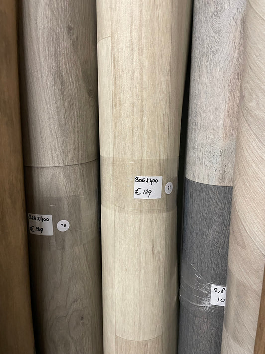 Licht Beige Eiken Vinyl Restpartij | 3,05x4,00mtr - Vinylrestpartij.nl 