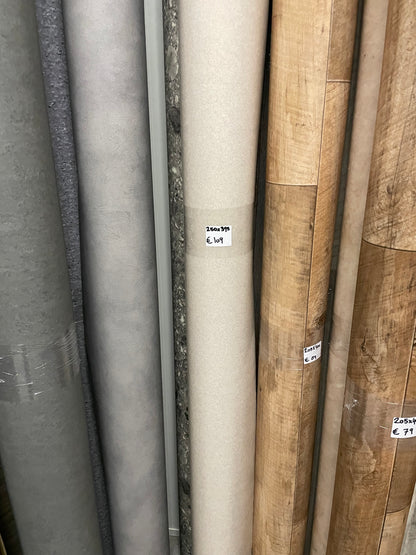 Licht Betonlook Vinyl Restpartij | 2,50x3,95mtr - Vinylrestpartij.nl 