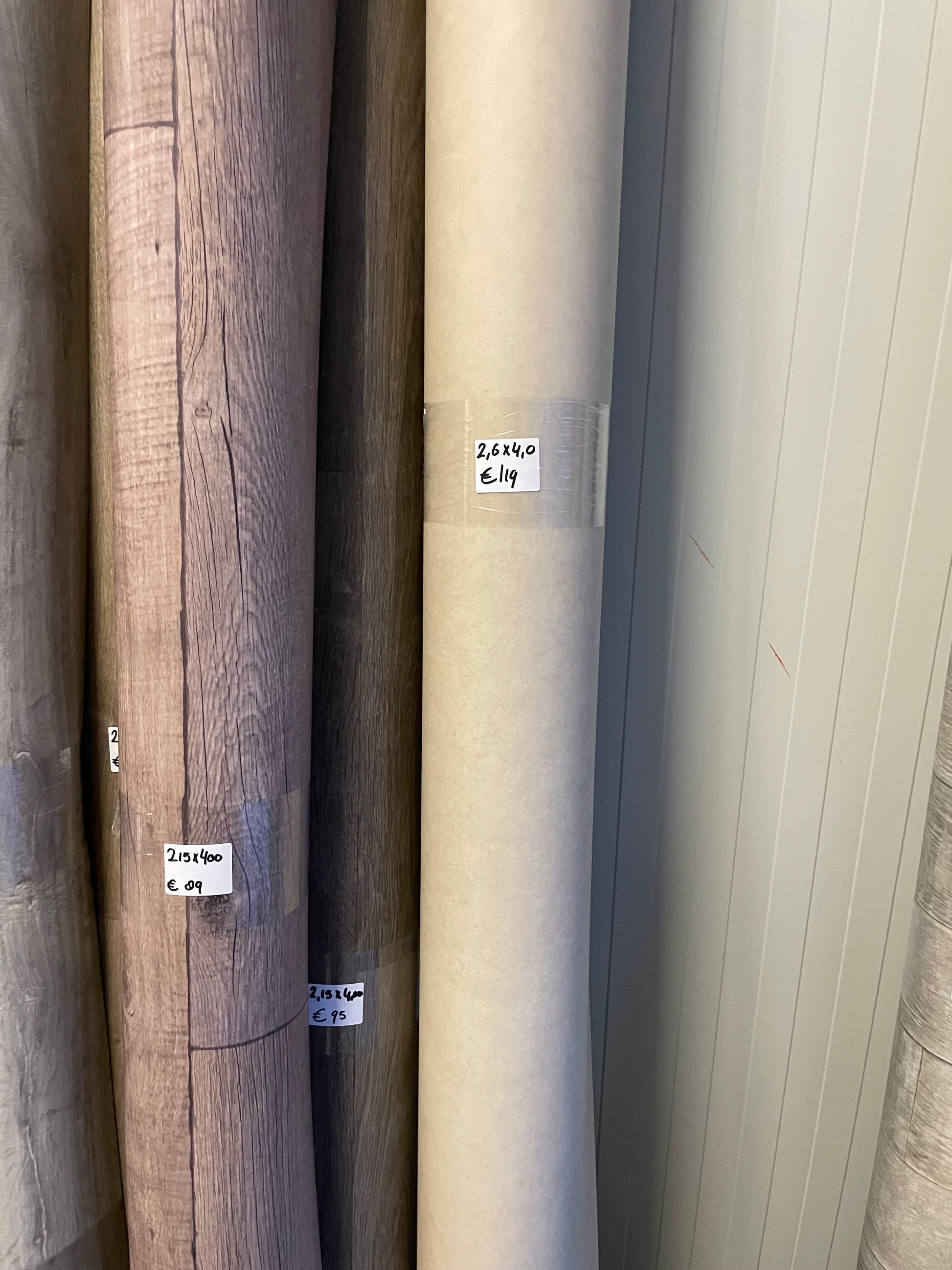 Licht Betonlook Vinyl Restpartij | 2,60x4,00mtr - Vinylrestpartij.nl 