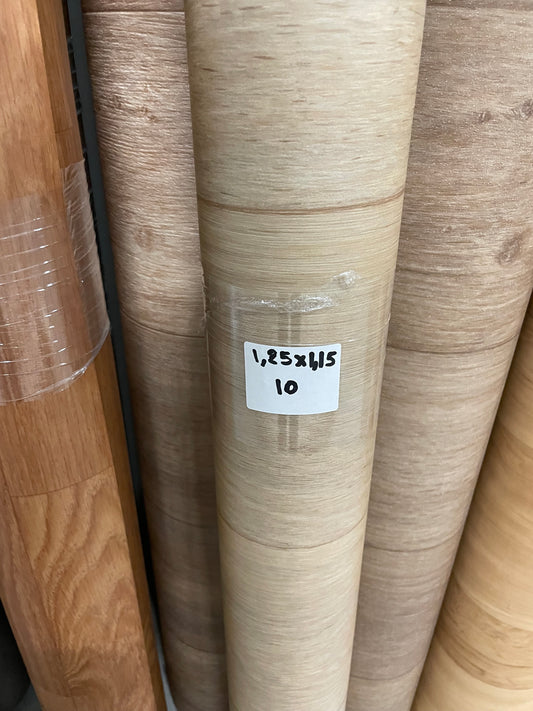 Licht Bruin Eiken Brede Planken Vinyl Restpartij | 1,15x1,25mtr - Vinylrestpartij.nl 