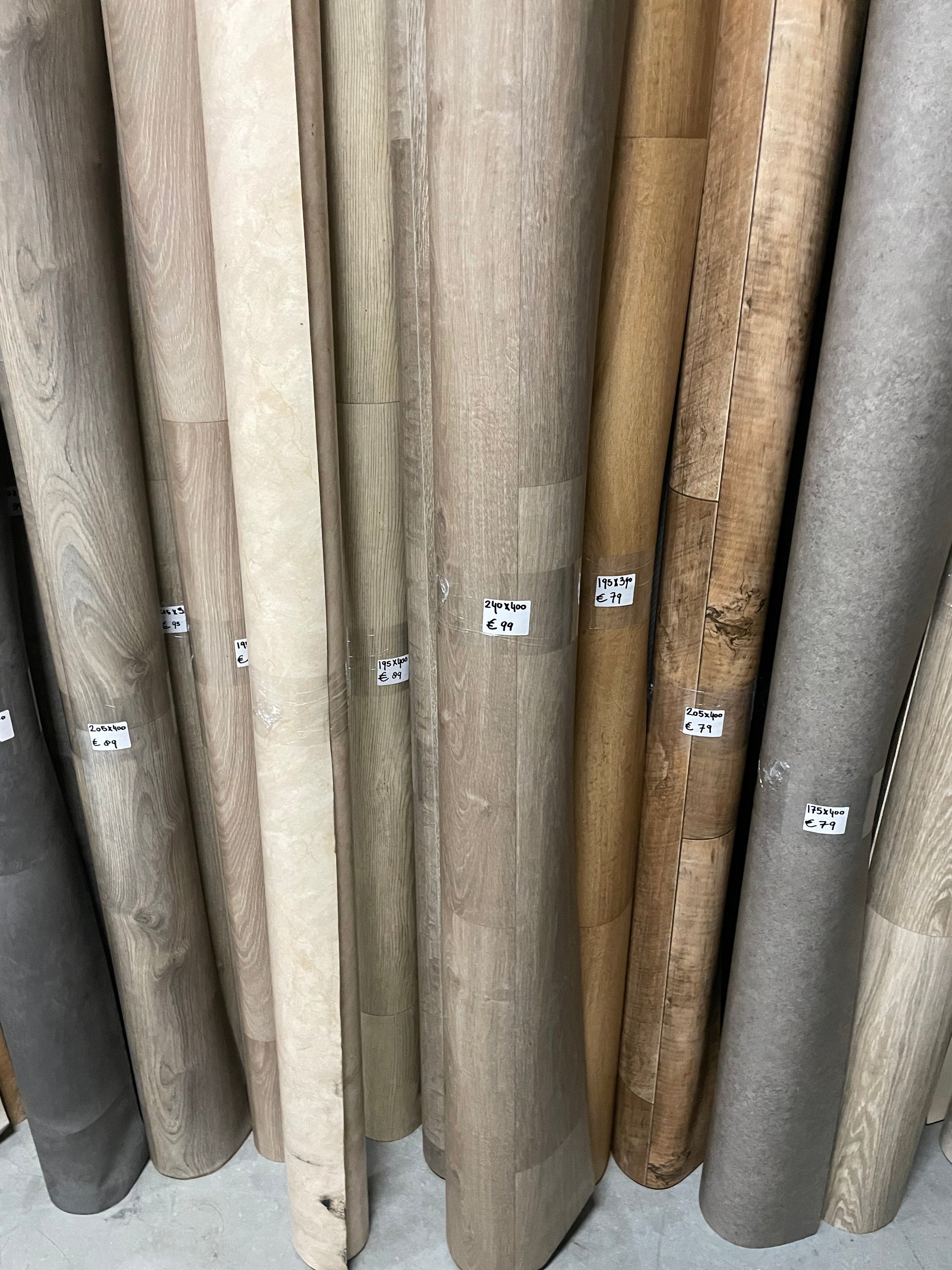 Licht Eiken Vinyl Restpartij | 2,40x4,00mtr - Vinylrestpartij.nl 