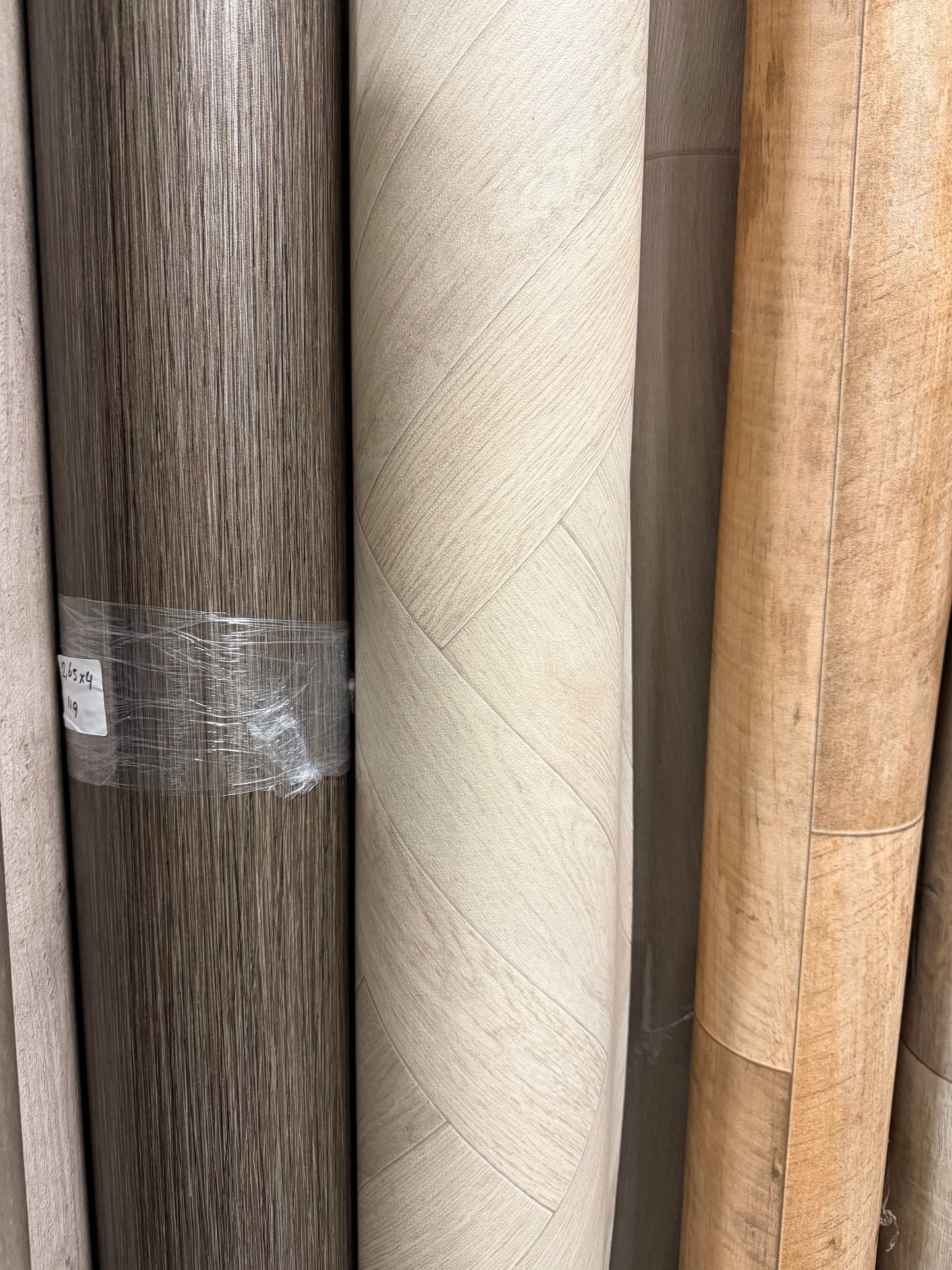 Licht Eiken Visgraat Vinyl Restpartij | 3,65x4,00mtr