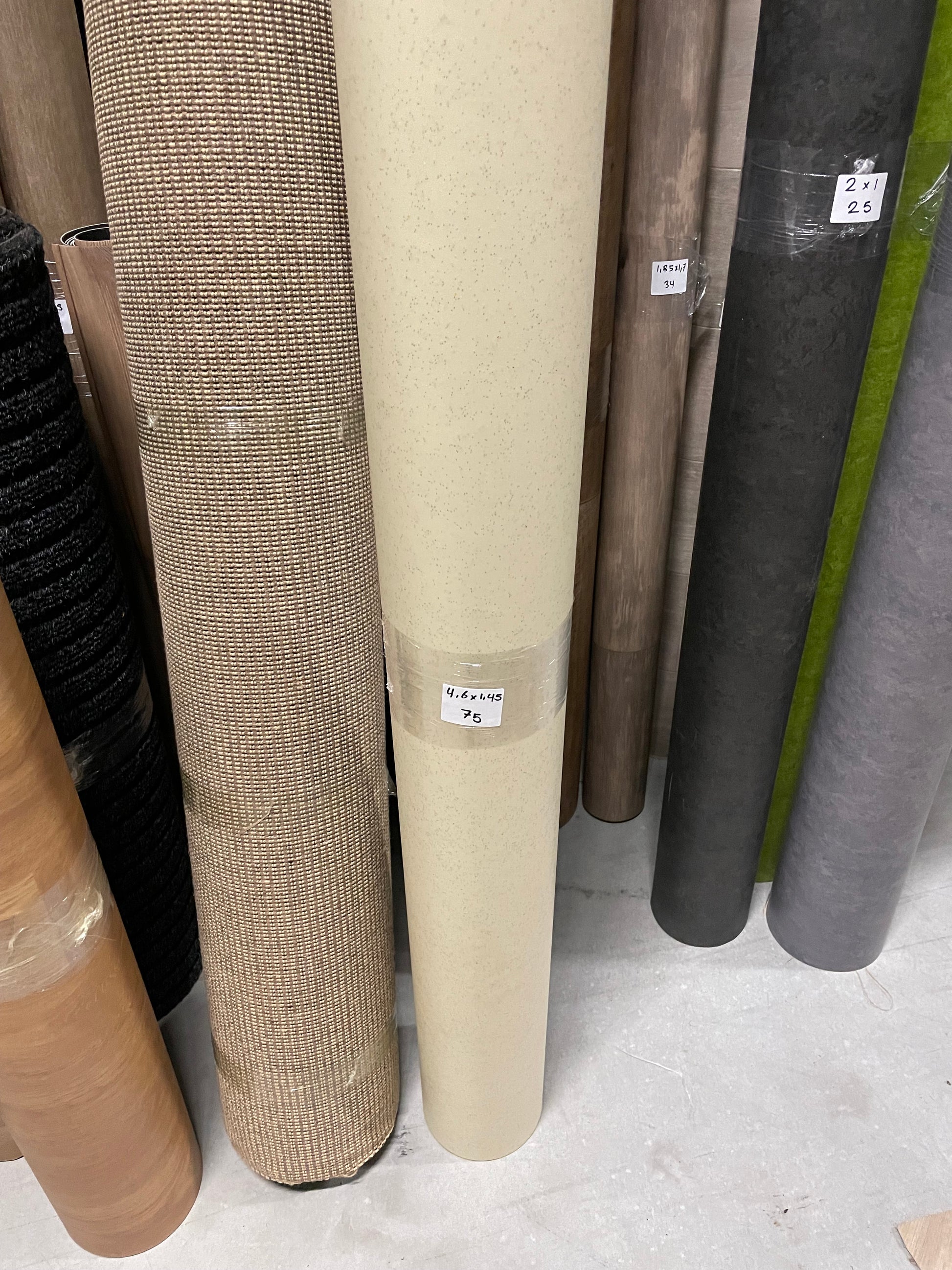 Licht Granito Project Vinyl Restpartij | 1,45x4,60mtr - Vinylrestpartij.nl 