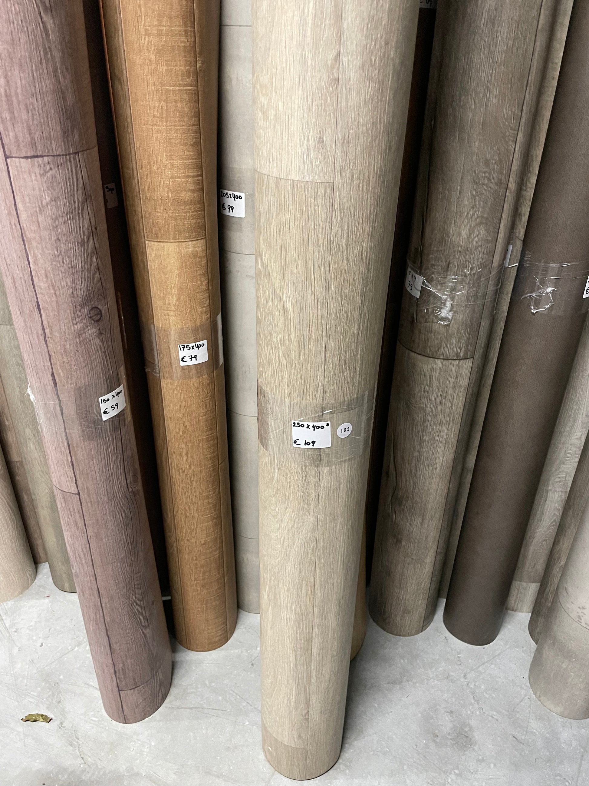 Licht Natuur Eiken Project Vinyl Restpartij | 2,30x4,00mtr (Extra Harde Toplaag) - Vinylrestpartij.nl 