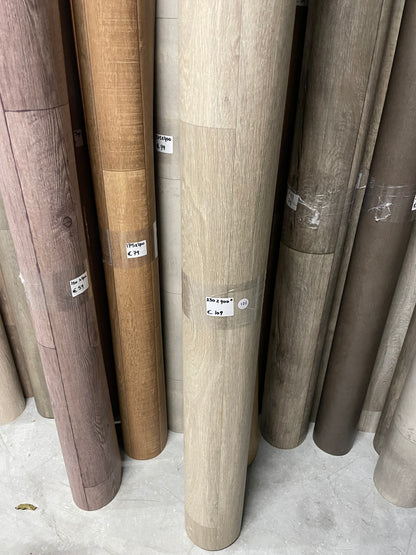 Licht Natuur Eiken Project Vinyl Restpartij | 2,30x4,00mtr (Extra Harde Toplaag) - Vinylrestpartij.nl 