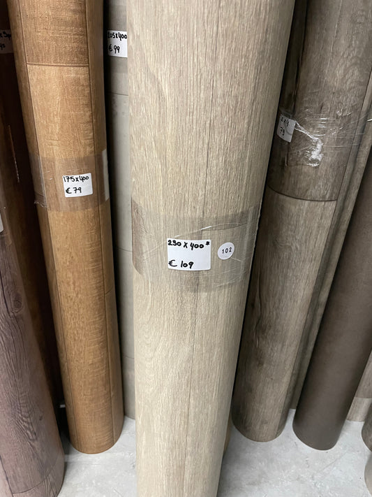 Licht Natuur Eiken Project Vinyl Restpartij | 2,30x4,00mtr (Extra Harde Toplaag) - Vinylrestpartij.nl 