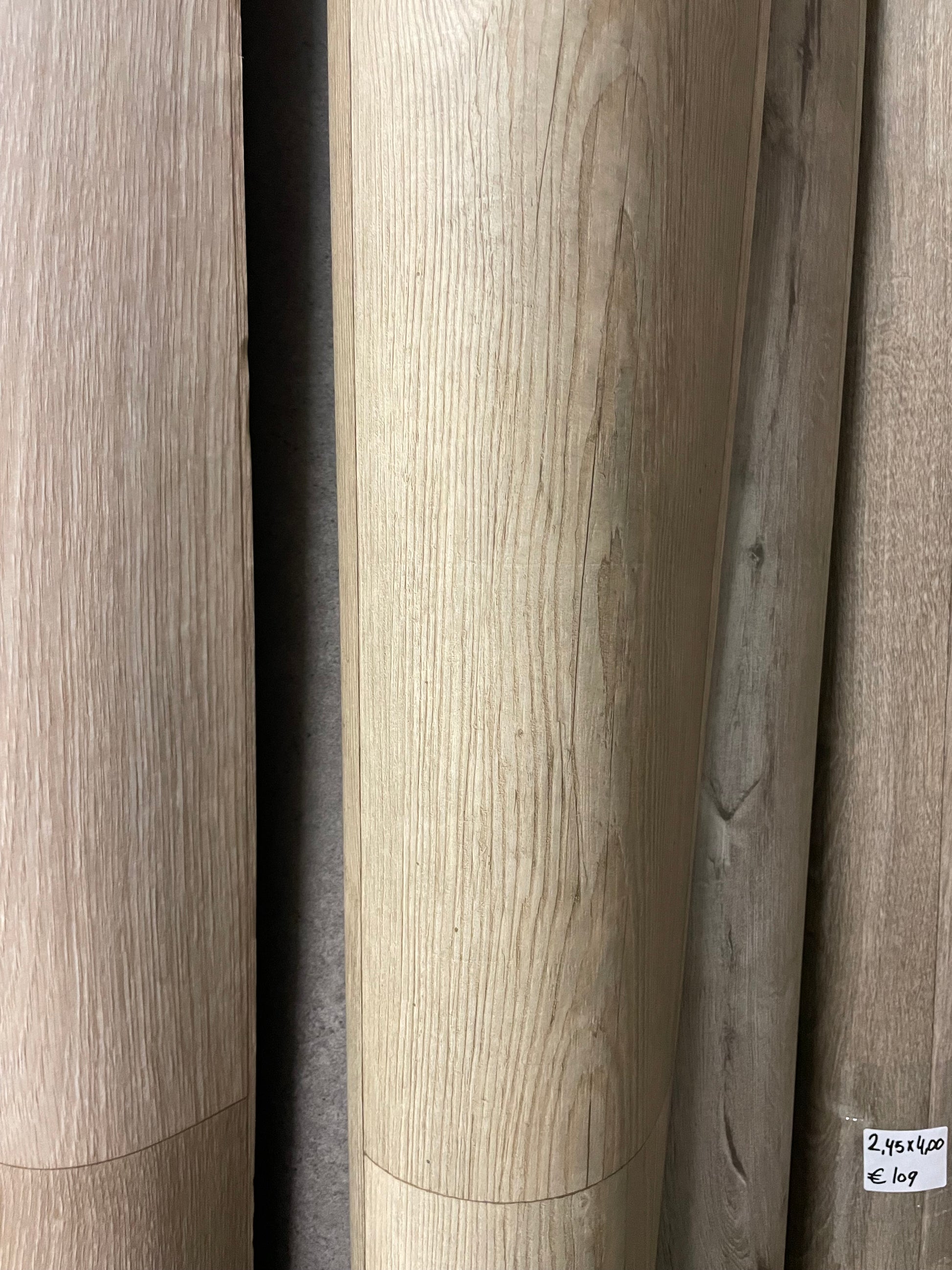 Licht Natuur Eiken Vinyl Restpartij | 1,95x4,00mtr - Vinylrestpartij.nl 